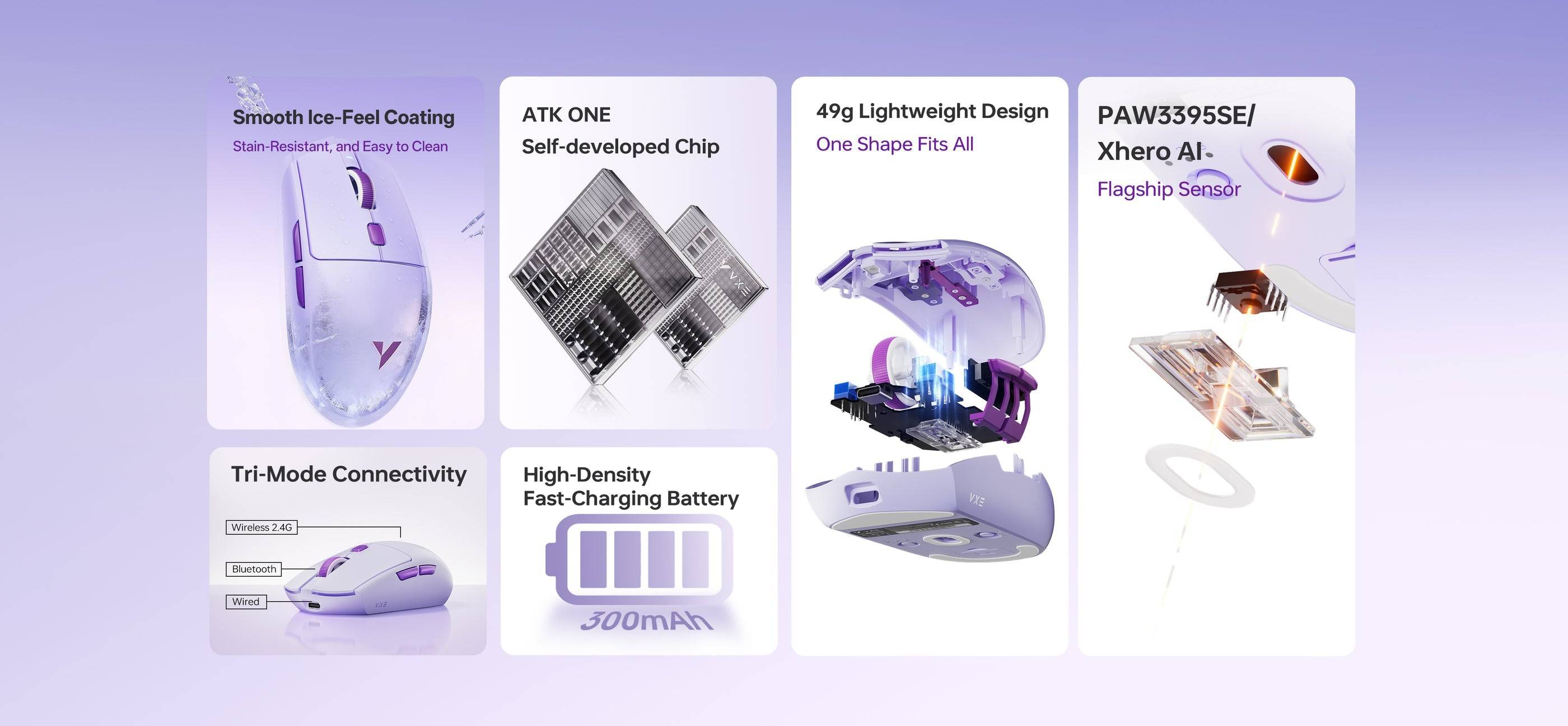 VXE Dragonfly V3 Maus: Leichtes Wireless Gaming Upgrade