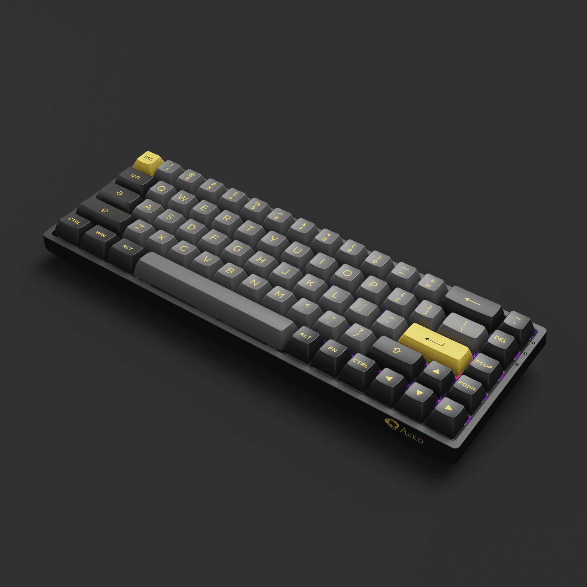 Akko 3068B Plus (Black & Gold) Keyboard