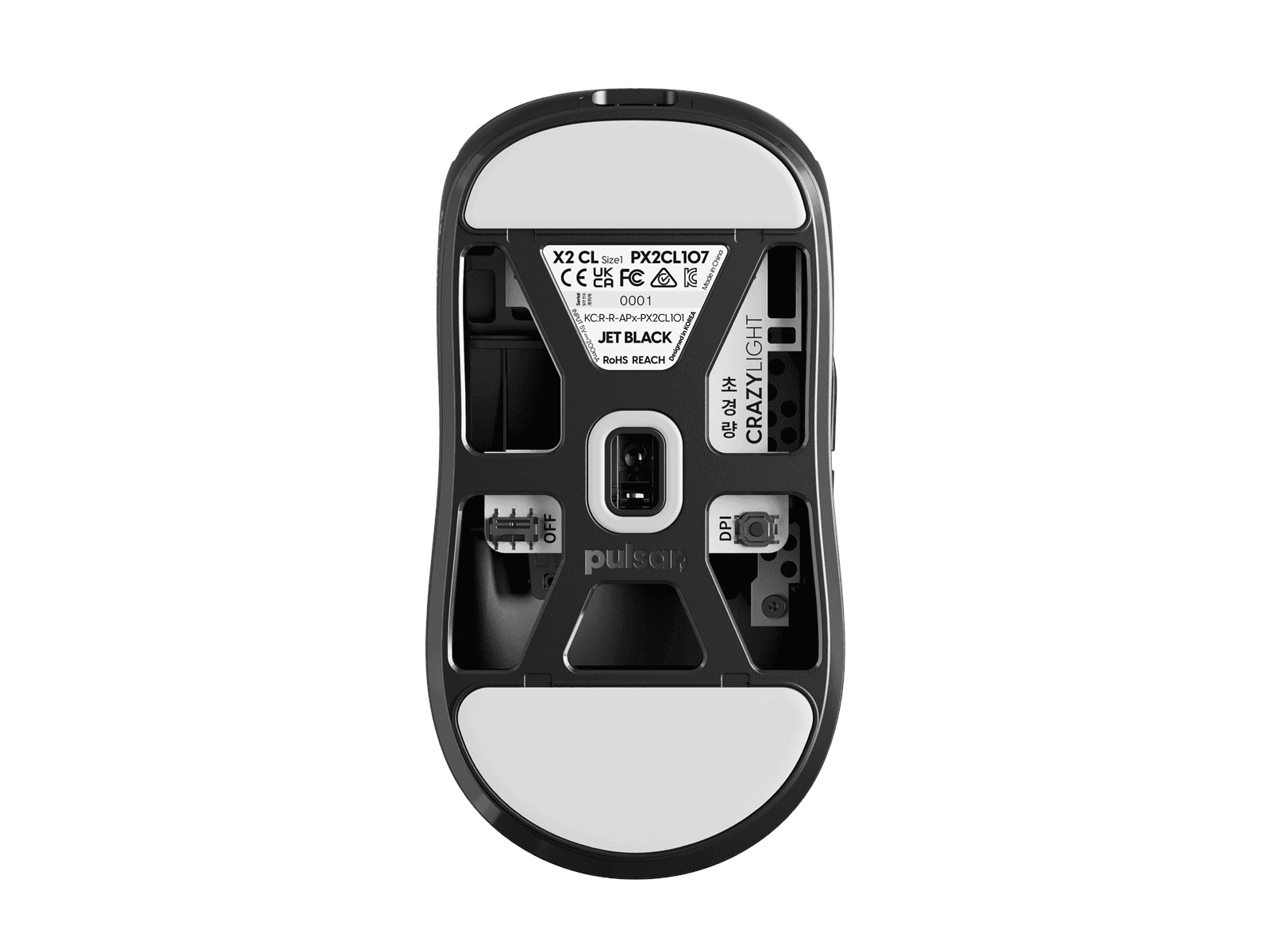 Pulsar X2 CRAZYLIGHT (Jet Black) Mouse