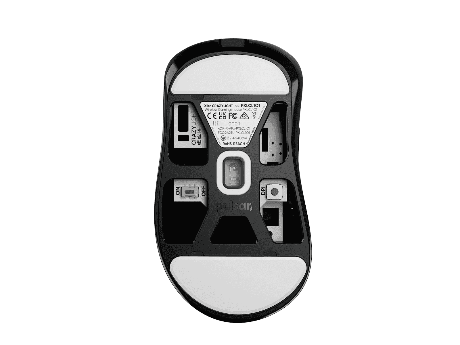 Pulsar Xlite CRAZYLIGHT Mini (Jet Black) Mouse