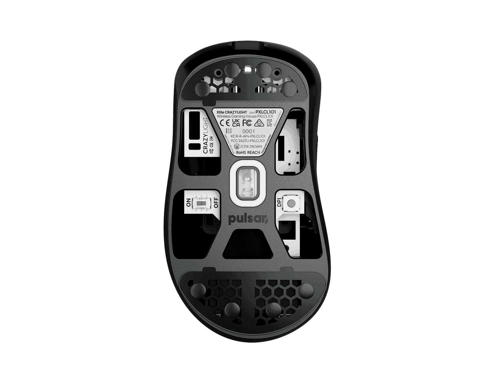 Pulsar Xlite CRAZYLIGHT Mini (Jet Black) Mouse