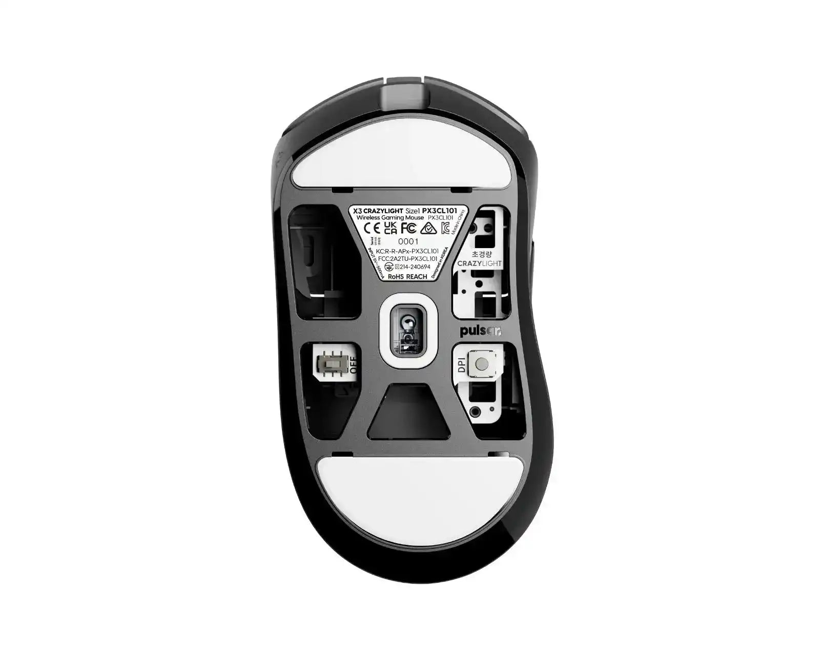 Pulsar X3 CRAZYLIGHT Mini (Jet Black) Mouse