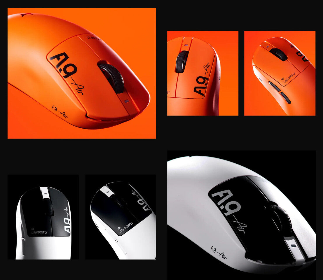 ATK A9 Air ゲーミングマウス Amazon.com: ATK Dragonfly A9 Air Wireless Gaming Mouse, 47g