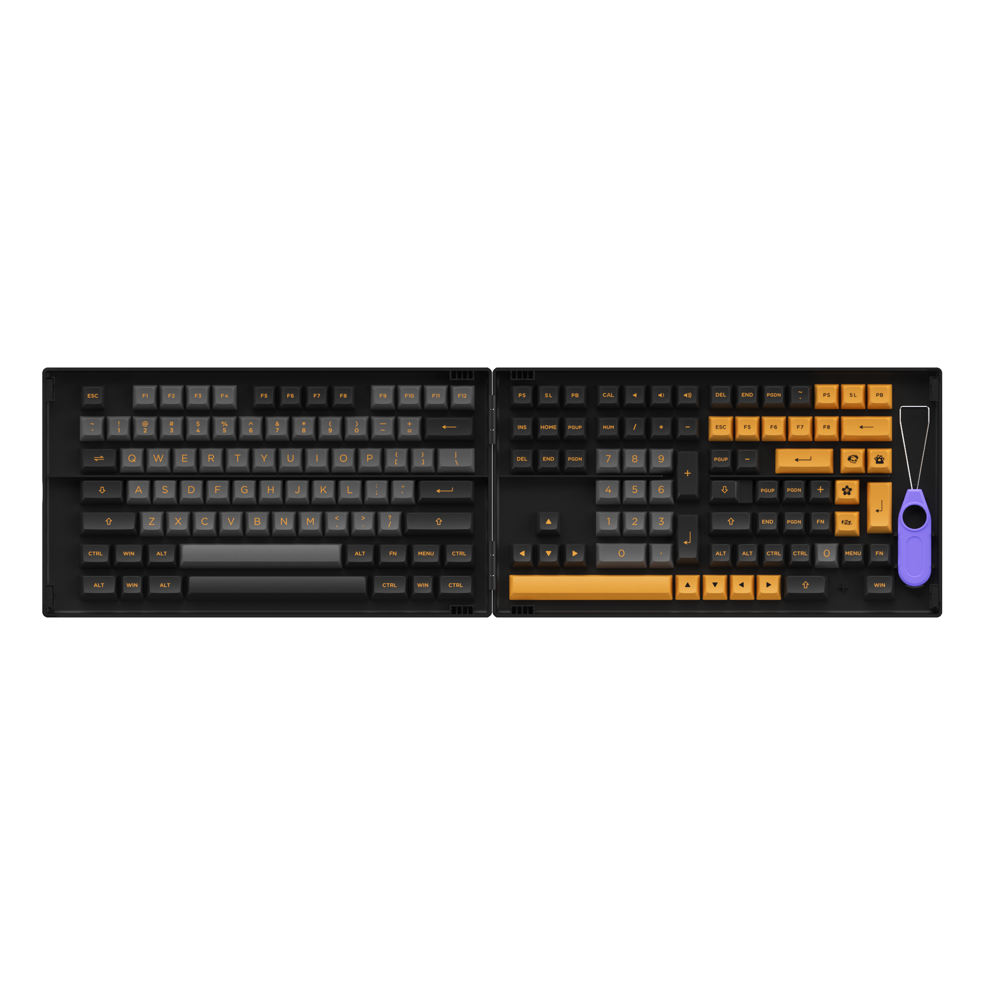 Akko Black &amp; Pink (ANSI) Keycap Set