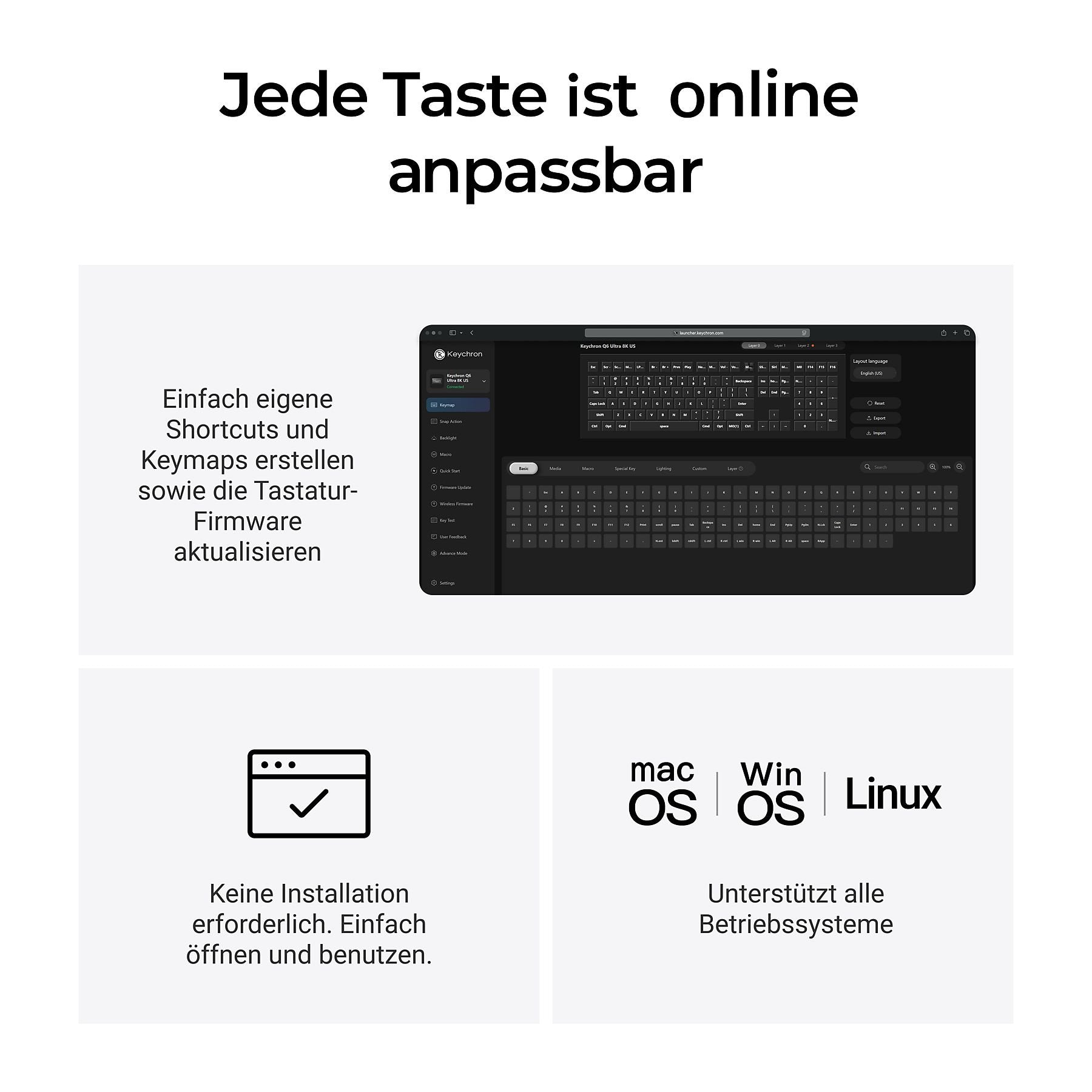 Keychron Q6 Ultra 8K (ISO-DE) Keyboard