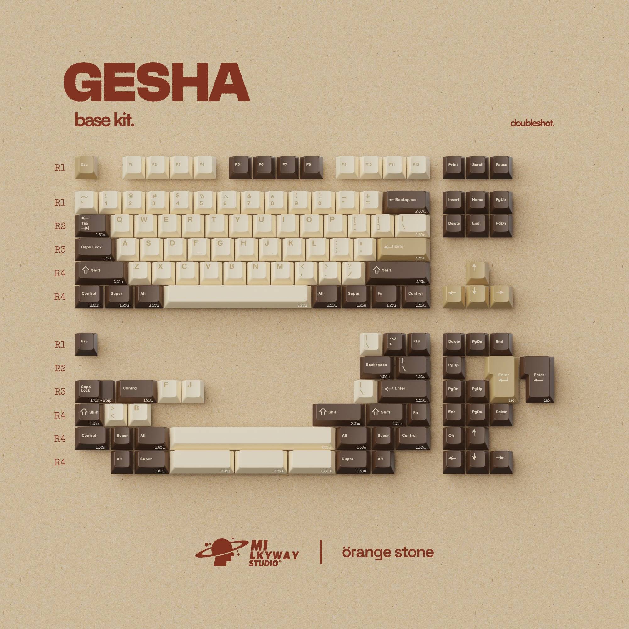 MW Gesha Keycap Set