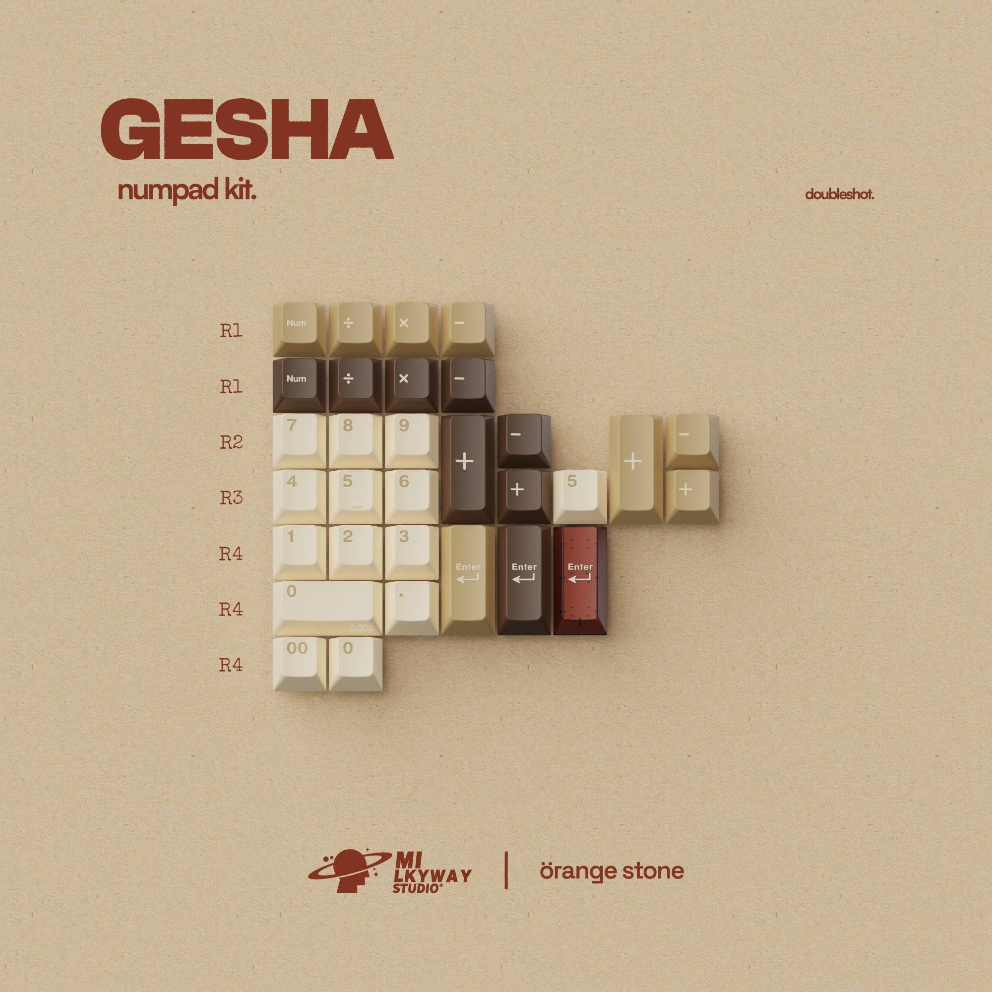 MW Gesha Keycap Set