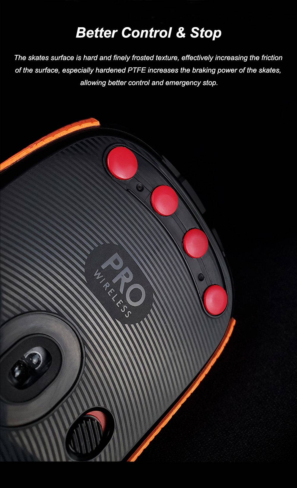 X-Raypad Obsidian Mouse Skates - Universal Dots