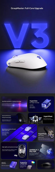 Ninjutso Sora V3 (White) Gaming Mouse