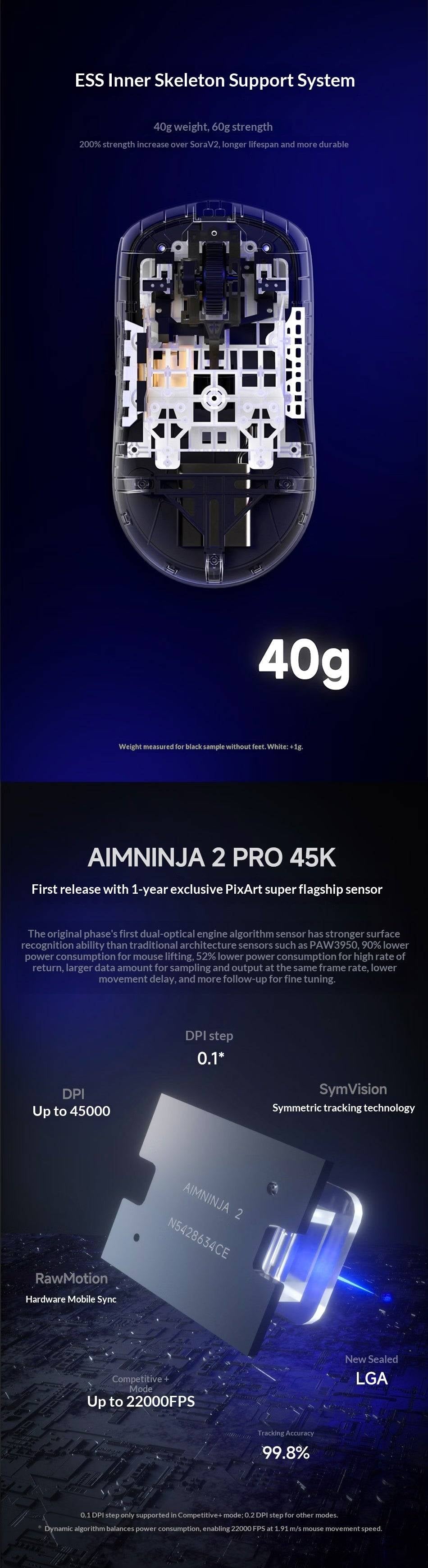 Ninjutso Sora V3 (White) Gaming Mouse