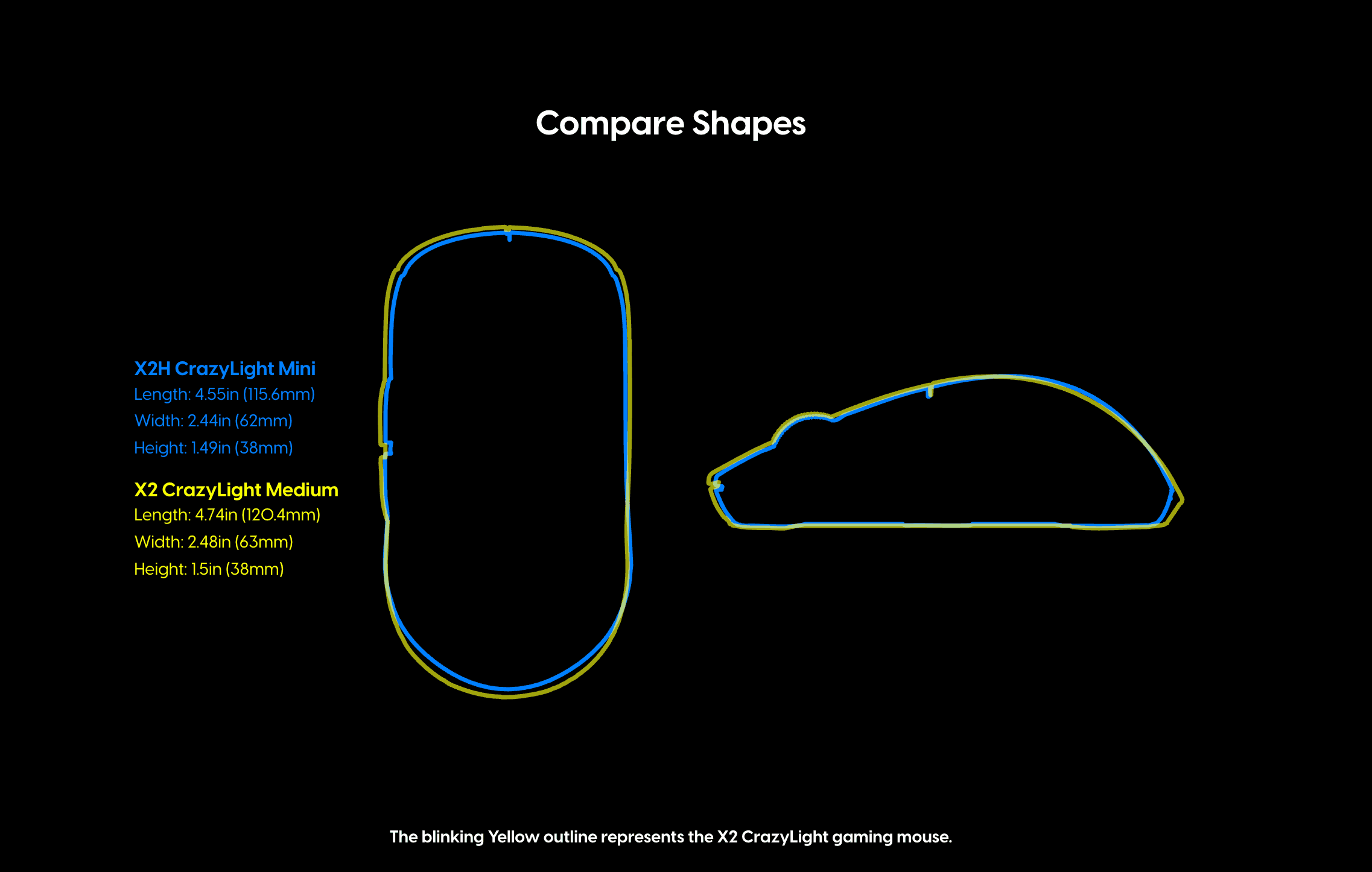 Pulsar X2 CRAZYLIGHT Medium (Uyuni White) Mouse