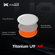 X-Raypad Titanium Air 6.5mm Universal Dot Mouse Skates