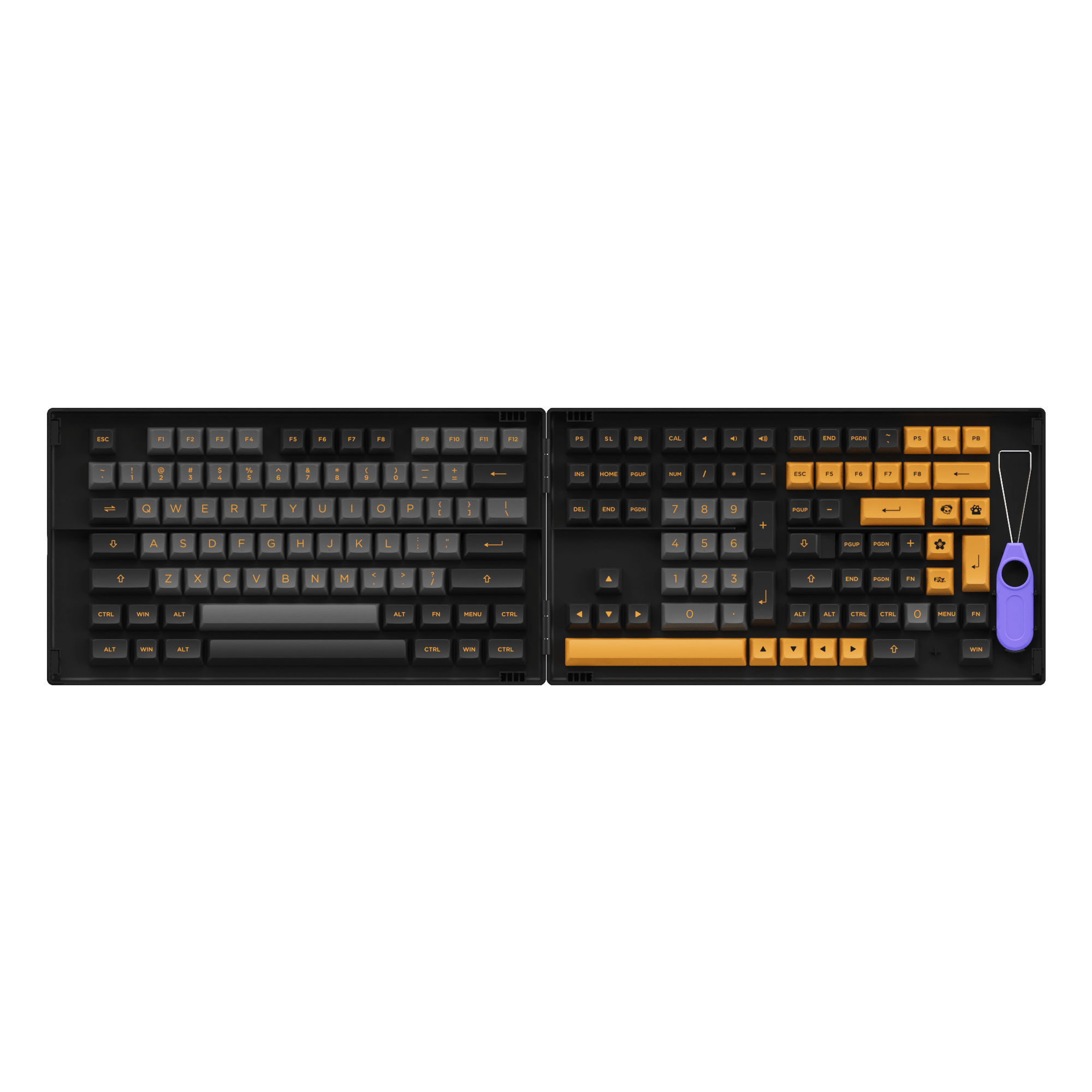 Akko Black & Bronze (ANSI) Keycap Set - InputGear DE