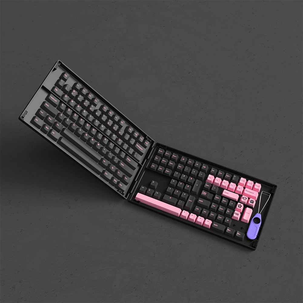 Akko Black & Pink (ANSI) Keycap Set - InputGear DE