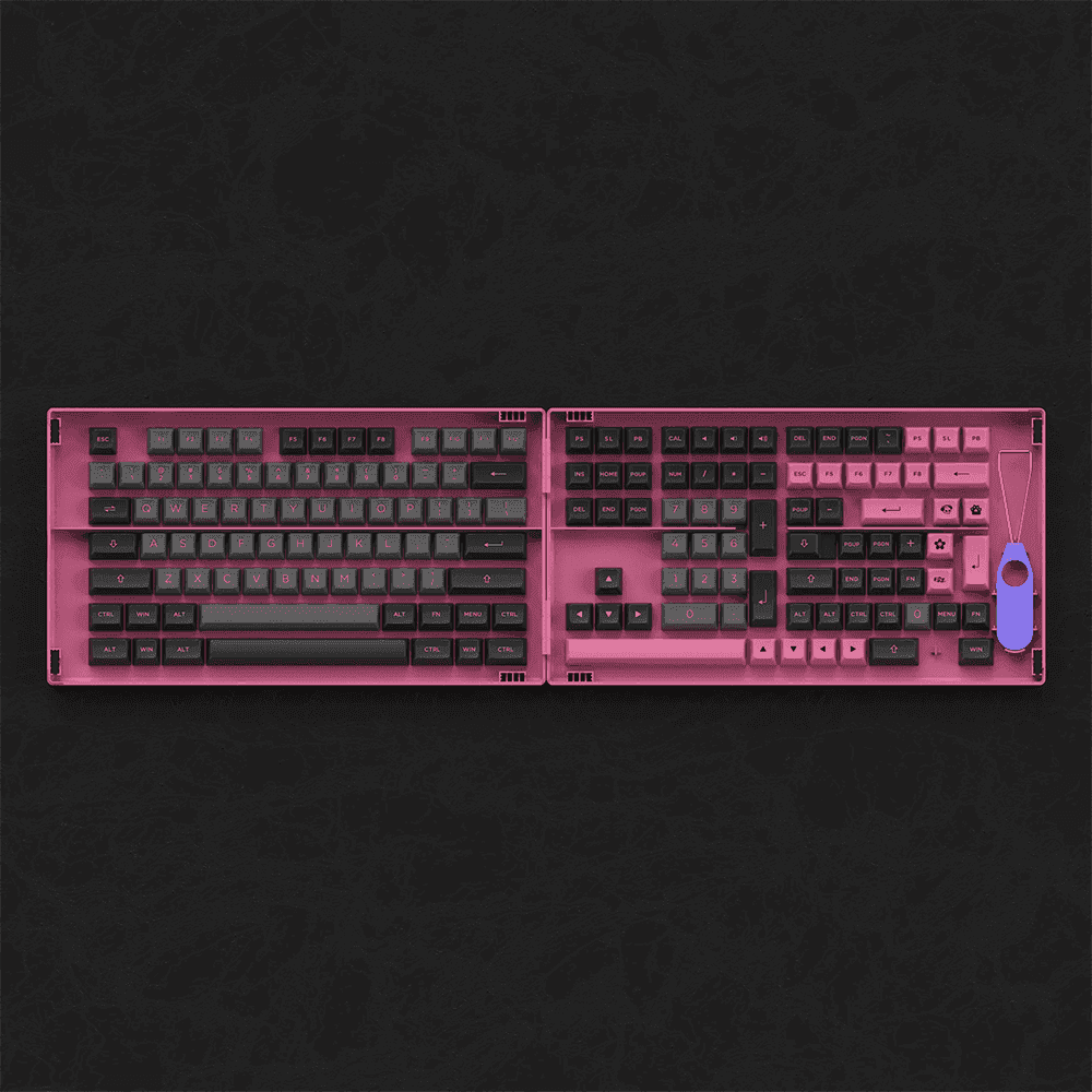 Akko Black & Rose ASA Keycap Set - InputGear DE