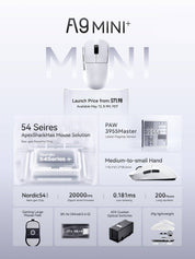 ATK A9 Mini+ (White) Mouse - InputGear DE