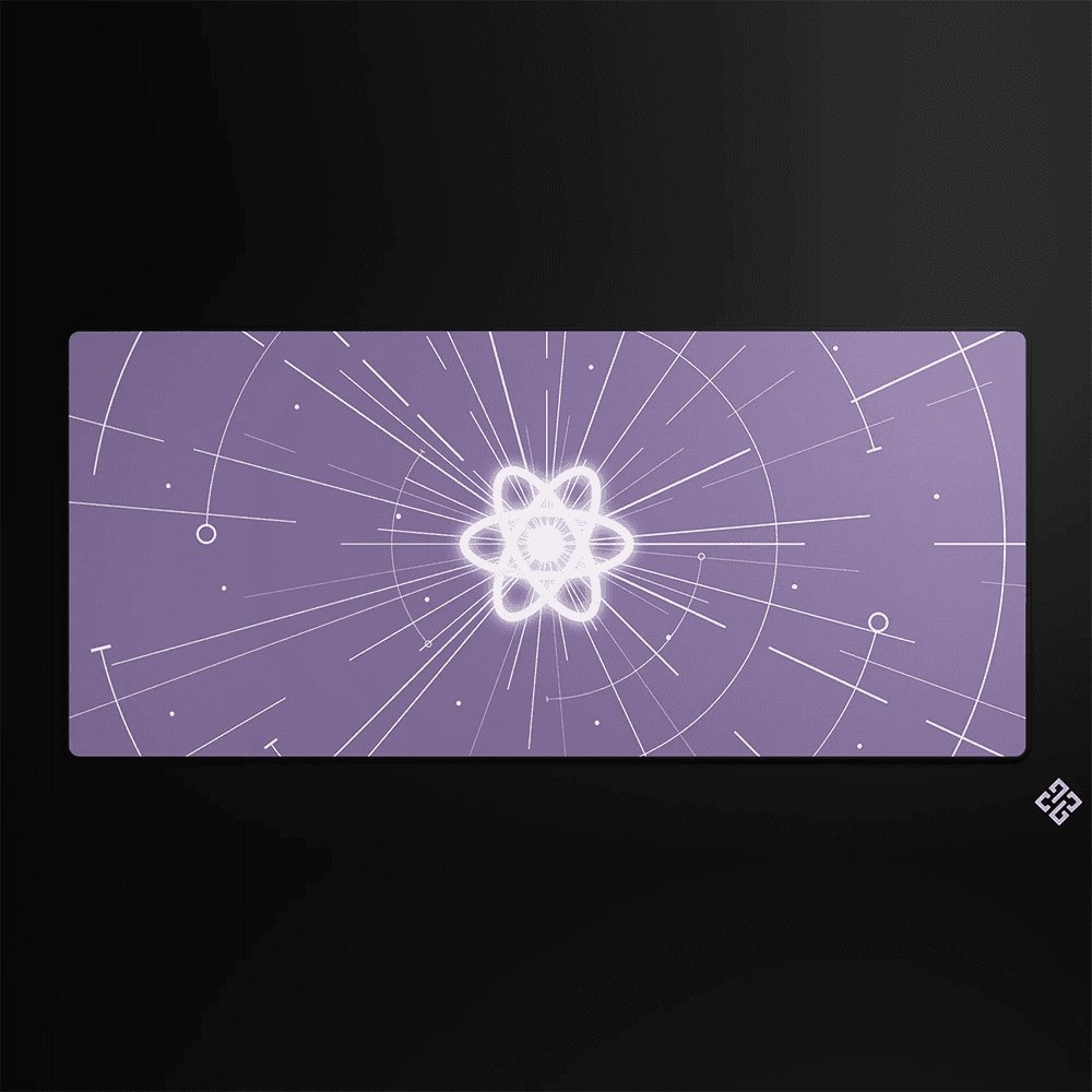 Atomic Purple Deskmats - InputGear DE