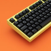 CK PBT White on Black (ISO - DE) Keycap Set - InputGear DE