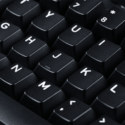 DCX White on Black Keycap Set - InputGear DE