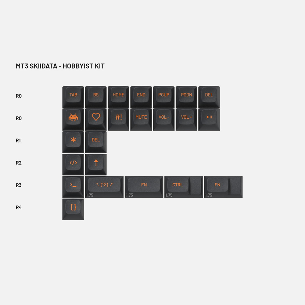 Drop MT3 Skiidata Keycap Set - InputGear DE