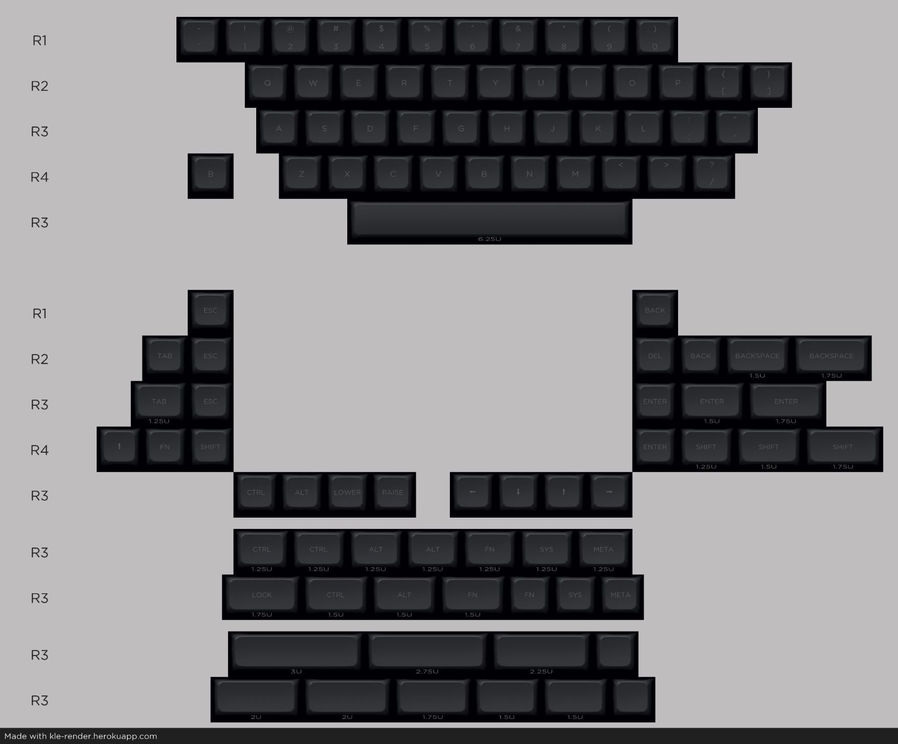 DSS Lights Out (R1) Keycap Set - InputGear DE