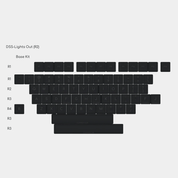 DSS Lights Out R2 Keycap Set - InputGear DE