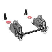 Durock Screw-In Stabilisers V3 Smokey Black - InputGear DE