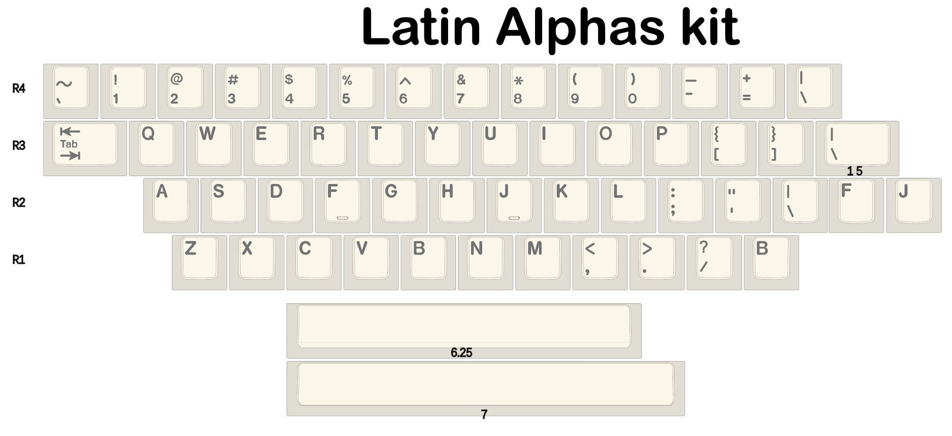 EPBT Simple Hangul Keycap Set - InputGear DE