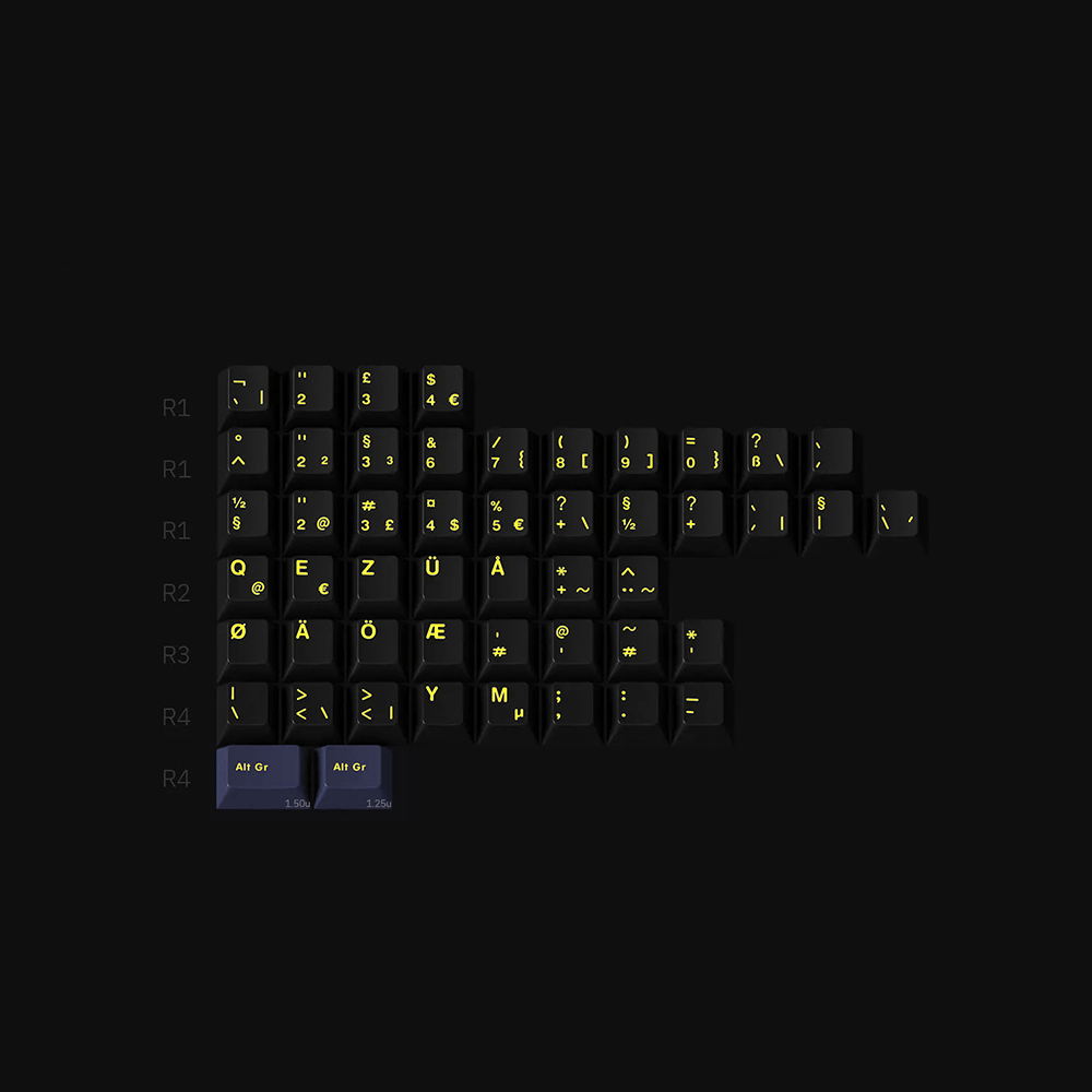 GMK Nightrunner R2 Keycap Set - InputGear DE