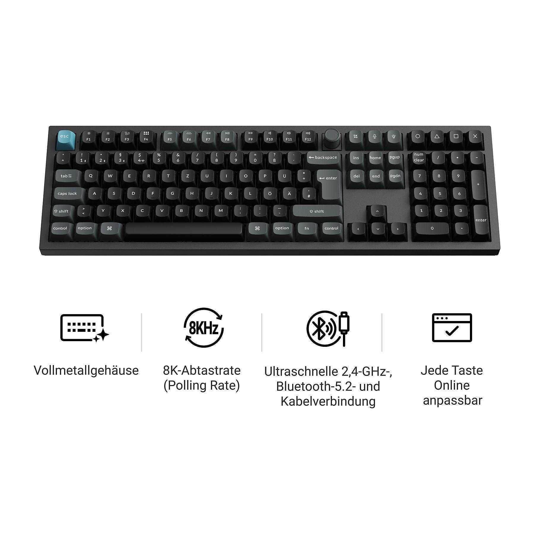 Keychron Q6 Ultra 8K (ISO-DE) Keyboard - InputGear DE