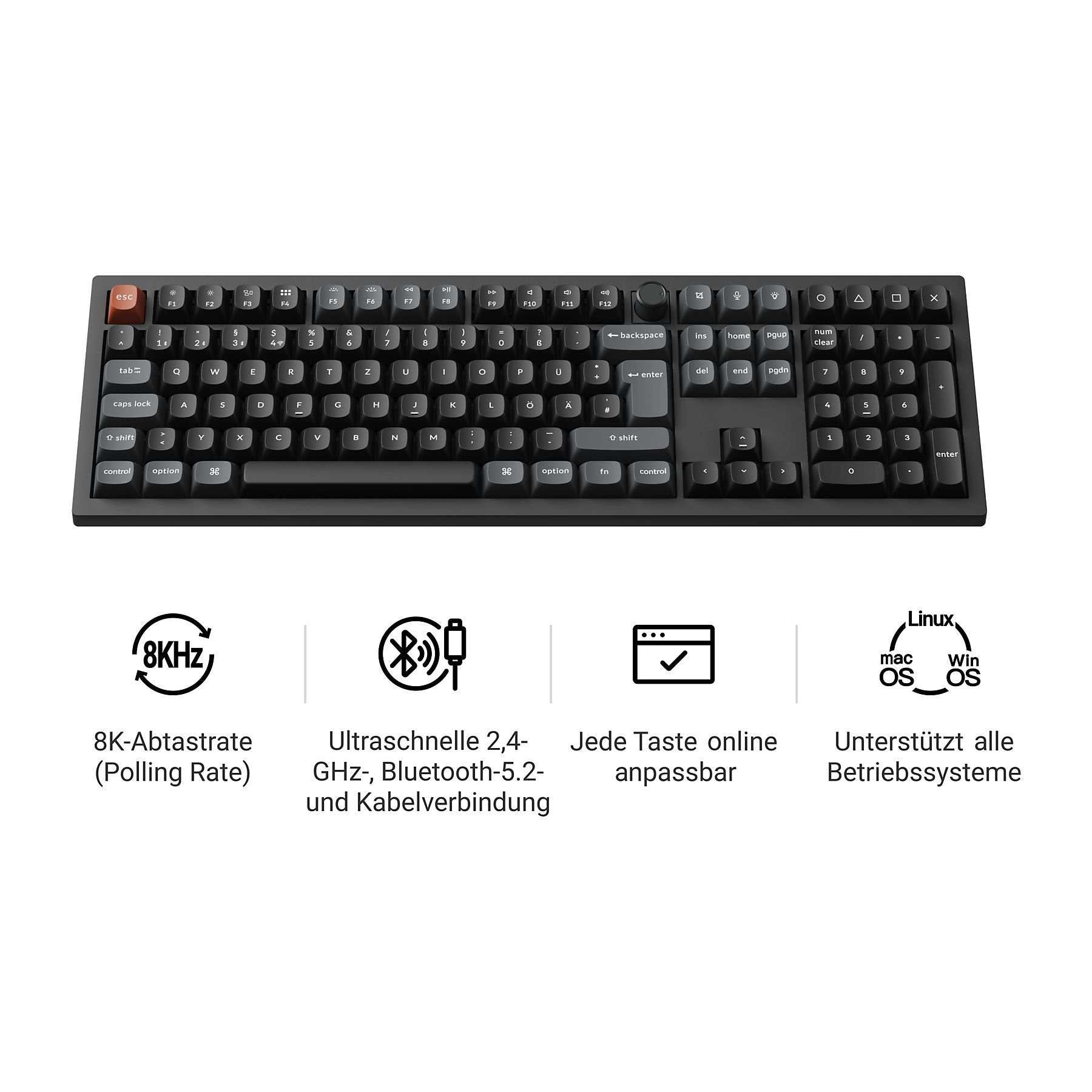 Keychron V6 Ultra (ISO-DE) Keyboard - InputGear DE