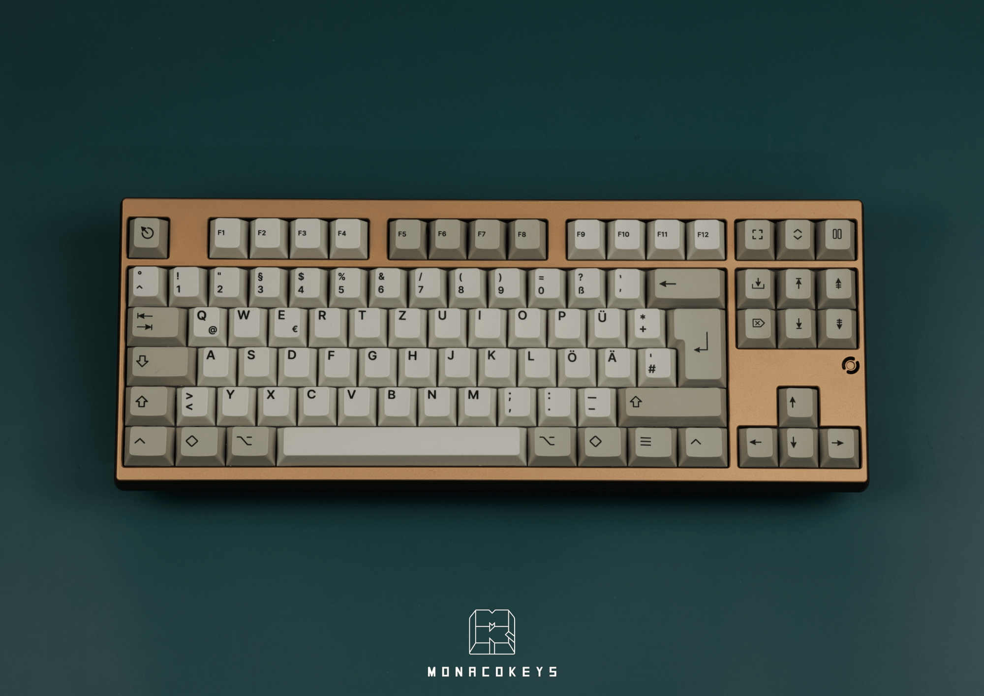 Monacokeys Retro Beige (AZERTY-FR) Keycap Set