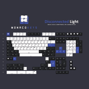 MonacoKeys Disconnected Light PBT (ANSI) Keycap Set - InputGear DE