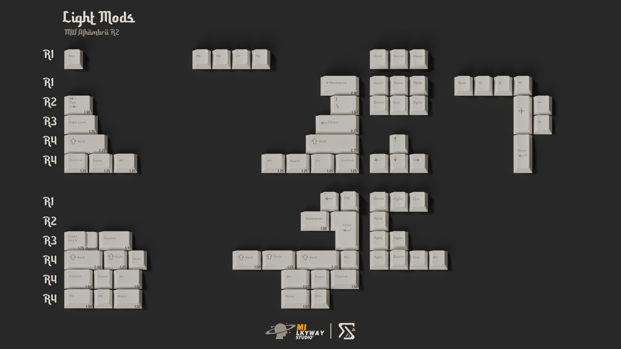 MW Alhambra R2 Keycap Set - InputGear DE