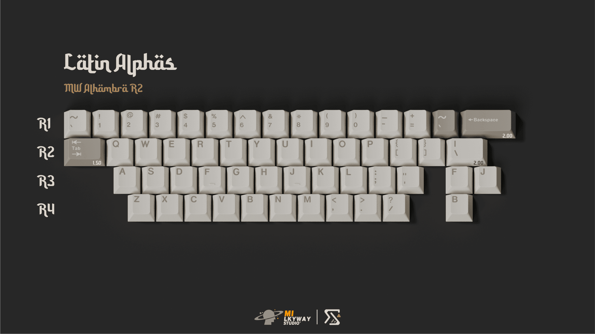 MW Alhambra R2 Keycap Set - InputGear DE