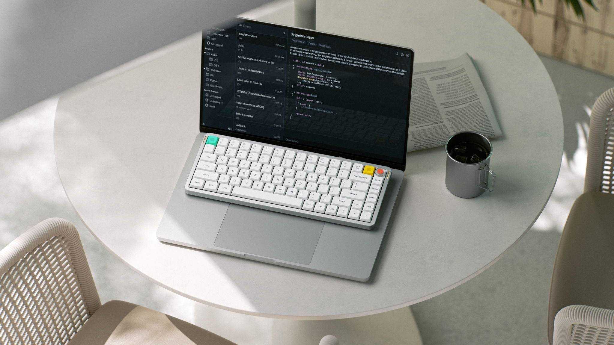Nuphy Air75 V3 (ISO-DE) White Keyboard - InputGear DE