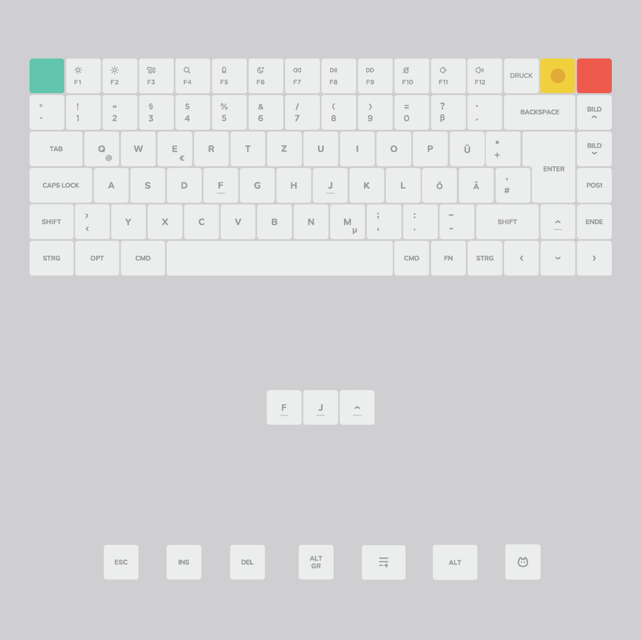 Nuphy Air75 V3 (ISO-DE) White Keyboard - InputGear DE Nuphy Air75 V3 (ISO-DE) White Keyboard - InputGear DE