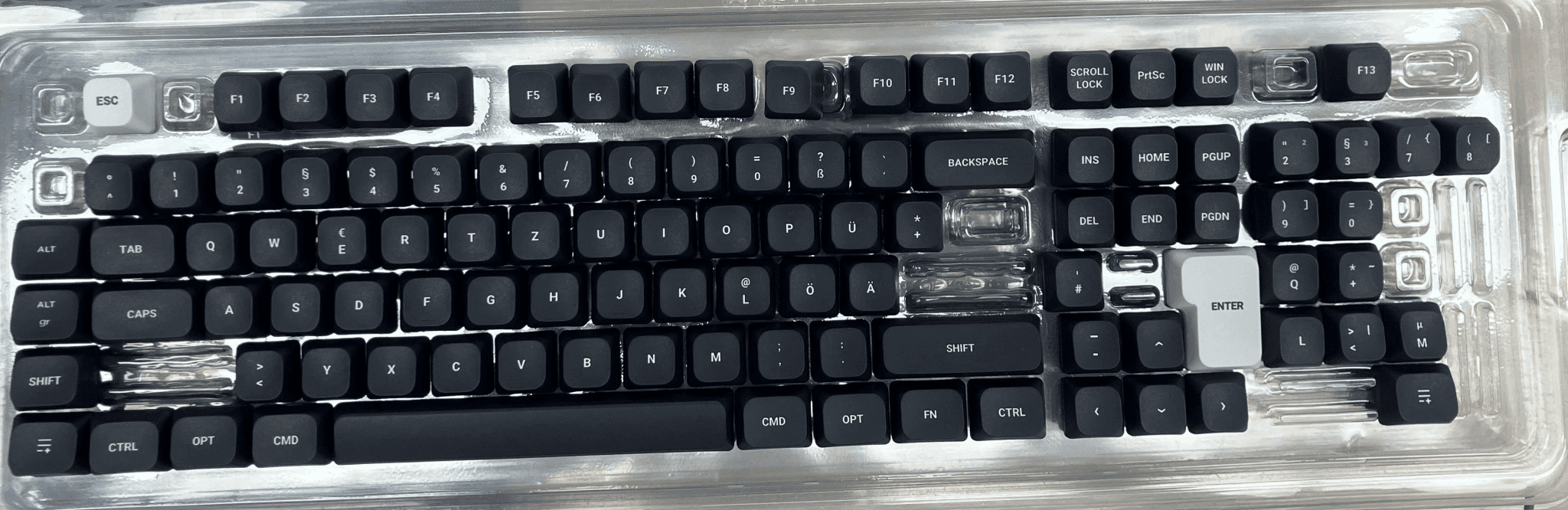 NuPhy Gem80 Barebone + Keycaps (ISO-DE) - InputGear DE