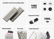 Nuphy Node75 High Profile Black (ANSI)