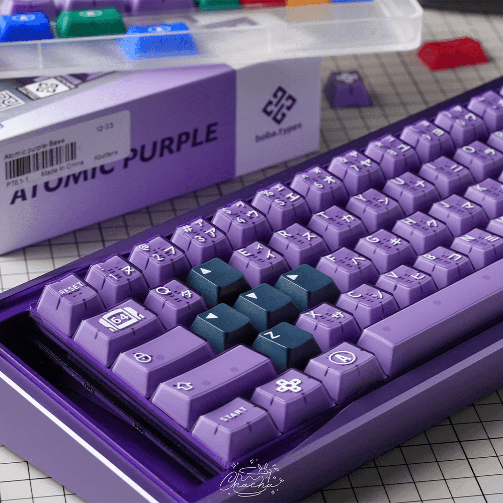 PBTFans Atomic Purple Keycap Set - InputGear DE