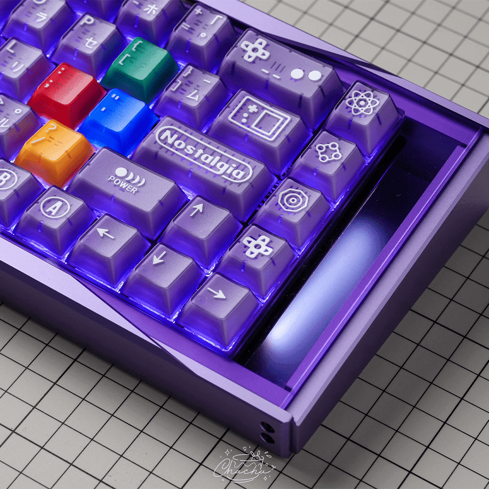 PBTFans Atomic Purple Keycap Set - InputGear DE