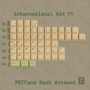 PBTFans Bank Account Keycap Set - InputGear DE