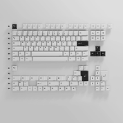 PBTFans Black on White Keycap Set - InputGear DE