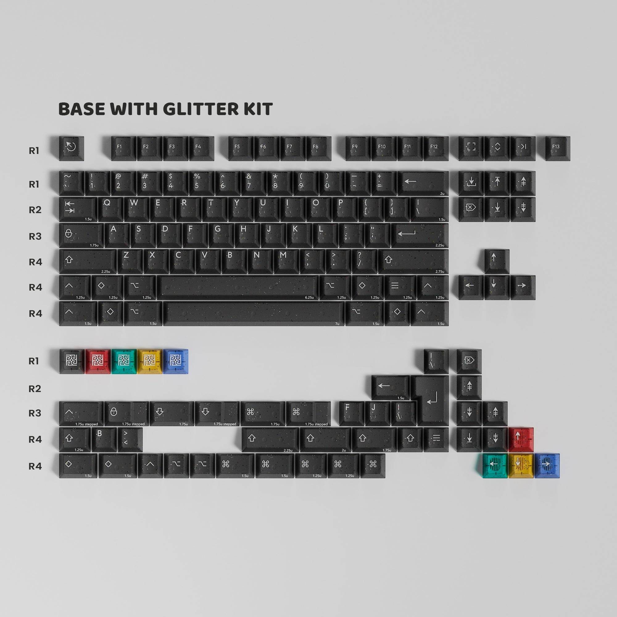 PBTFans Neon R2 Keycap Set – InputGear DE
