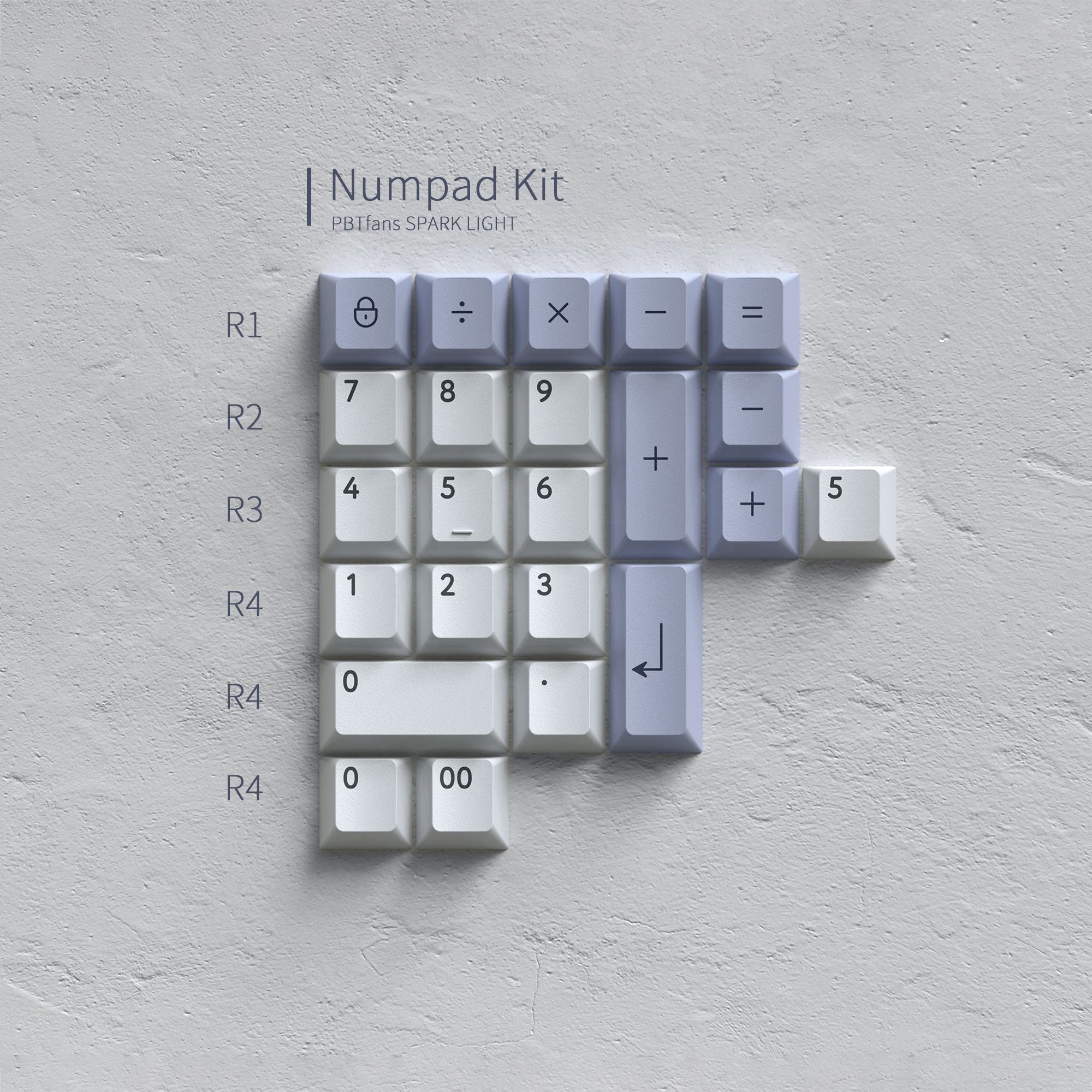 PBTFans Spark Light Keycap Set - InputGear DE