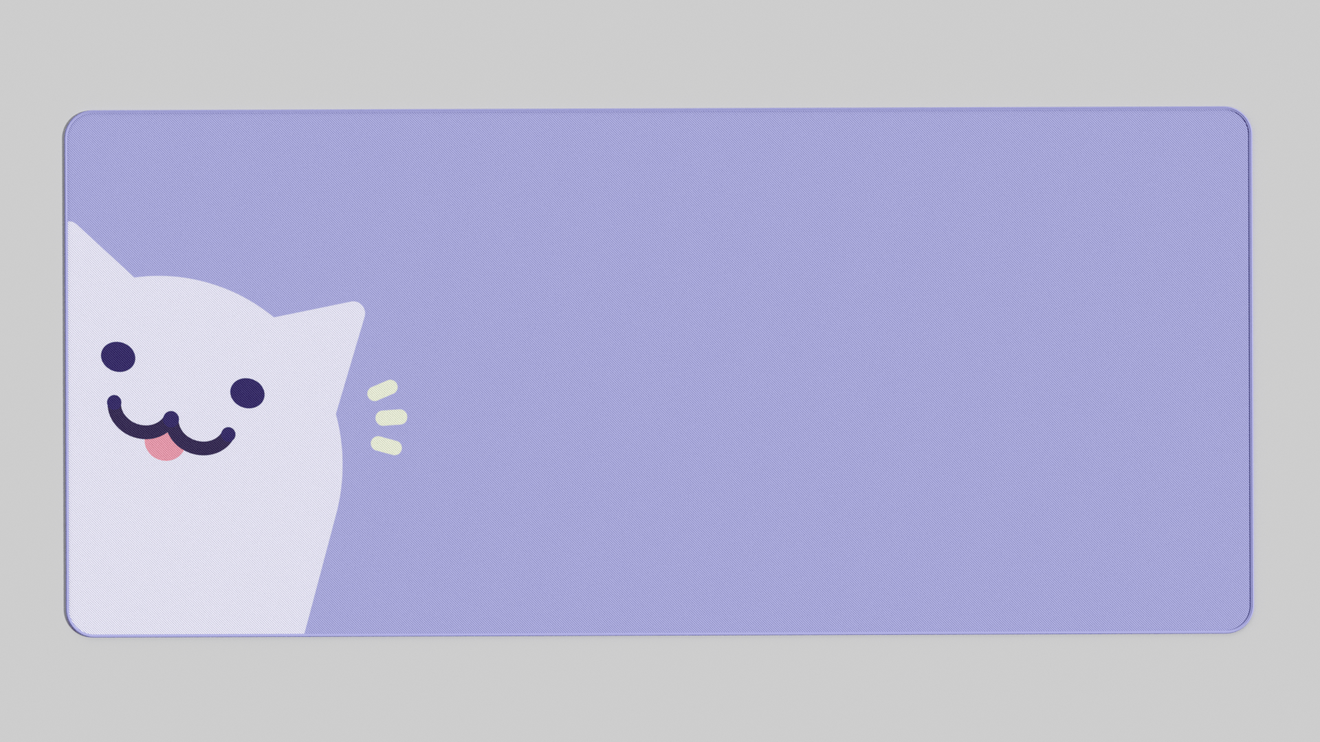 Purple - Ish (Cat) Deskmat - InputGear DE