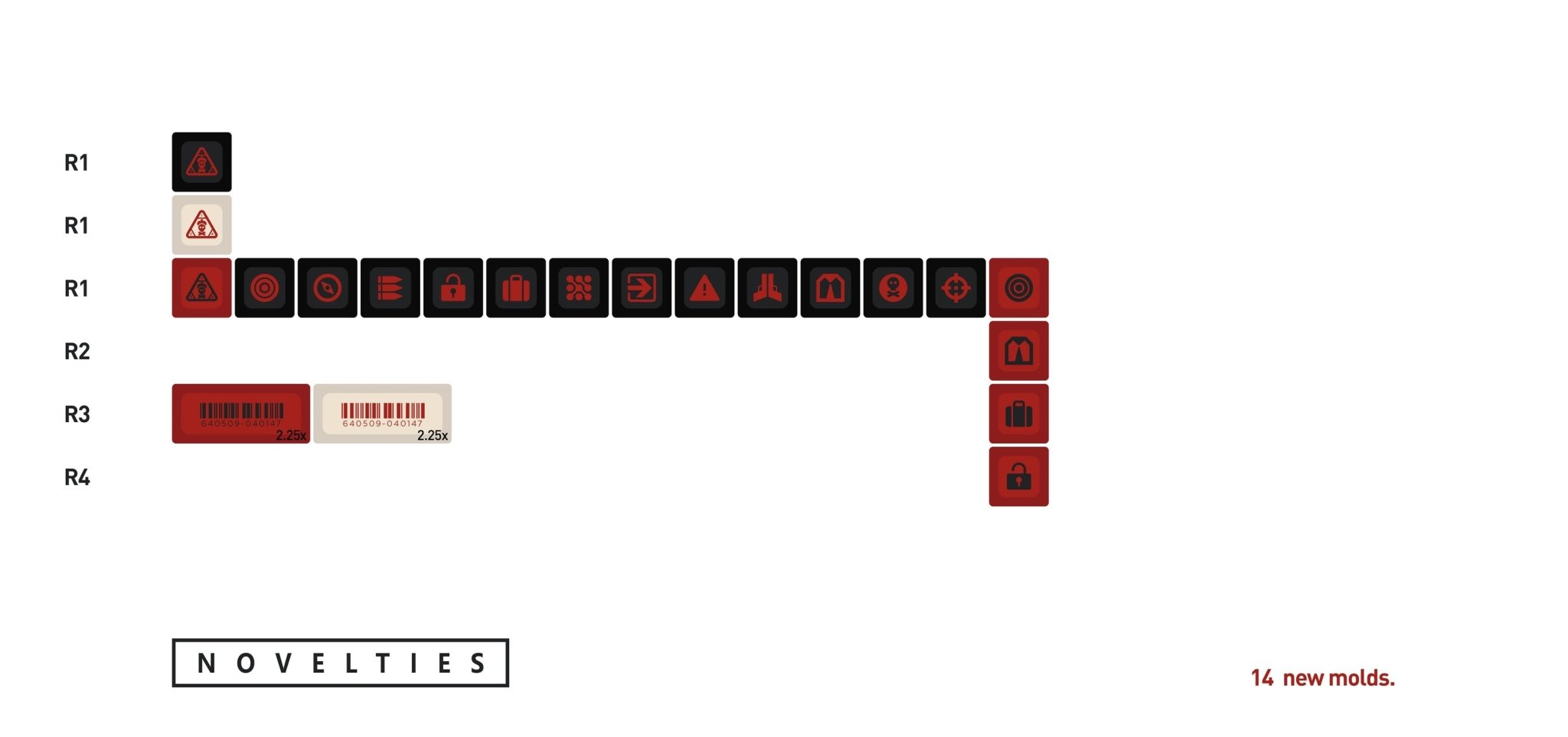 SA Silent Assassin Keycap Set - InputGear DE