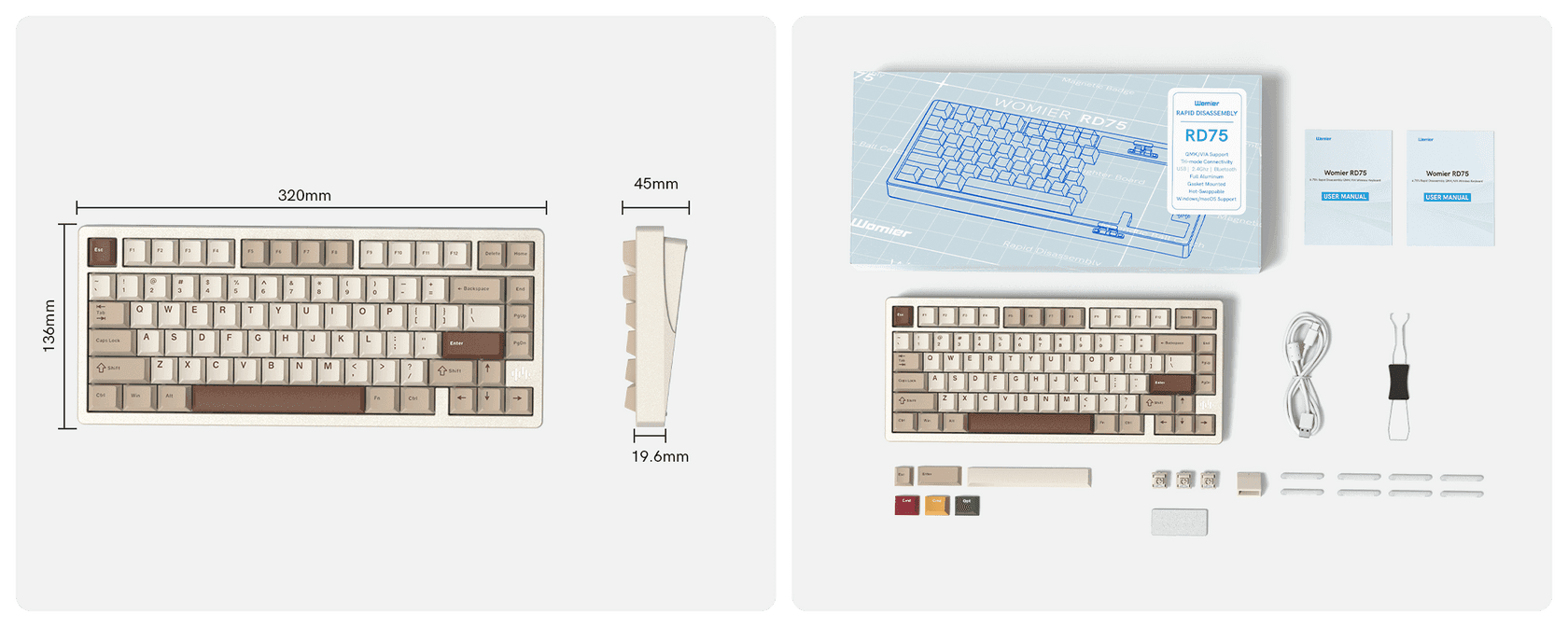 Womier RD75 PRO (ANSI) - InputGear DE