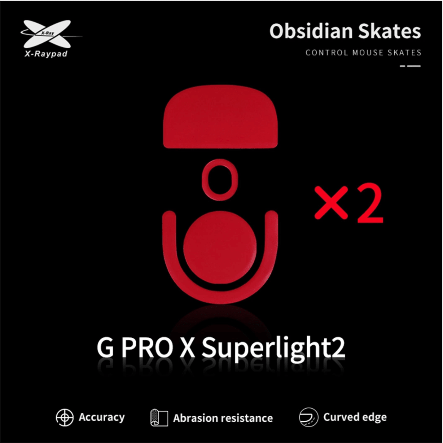  X2 SUPERSTRIKE) Mouse Skates - InputGear DE