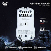 X-Raypad Obsidian Pro Air Mouse Skates - Universal Dots (Grey) - InputGear DE